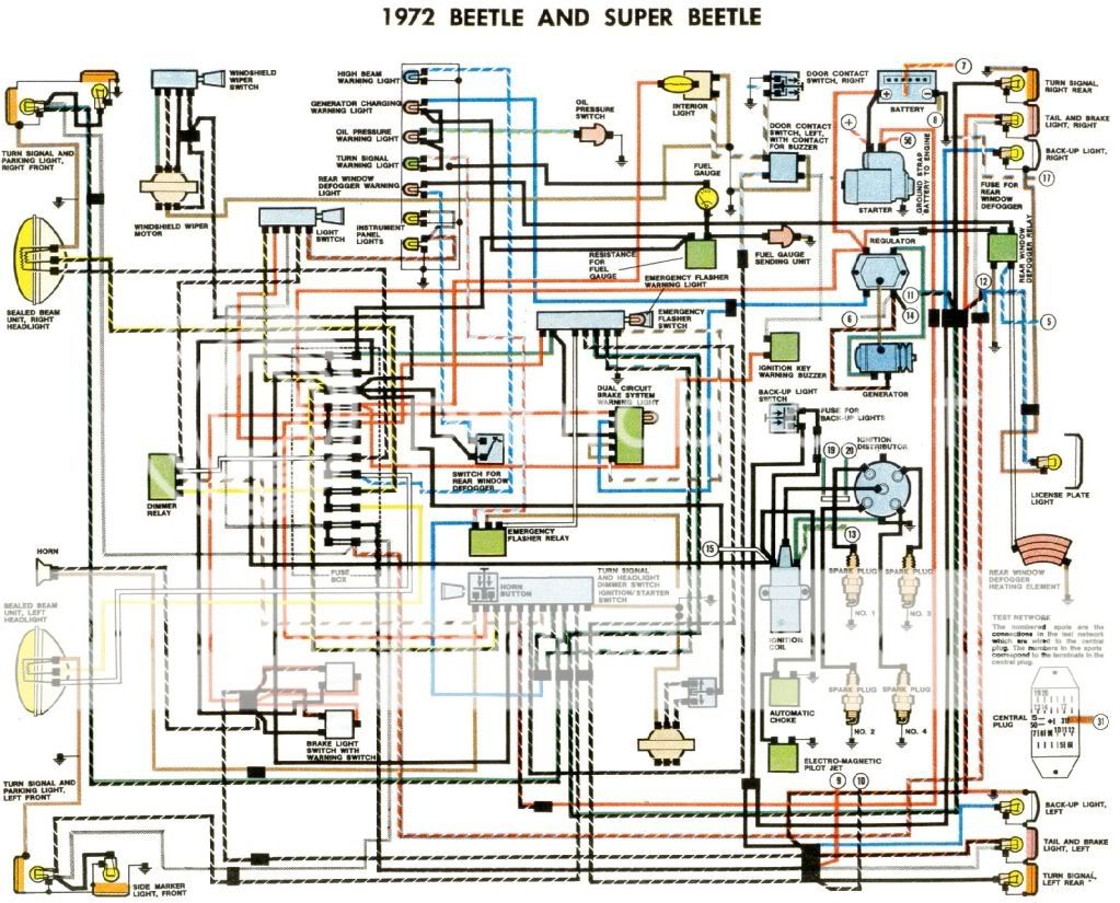 Type 1 Wiring Diagrams - PIX Thread - Shoptalkforums.com vw bug fuse wiring diagram 8 